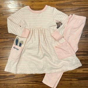 🌈[Hanna Andersson] Bunny Dress and Pants set 🐰